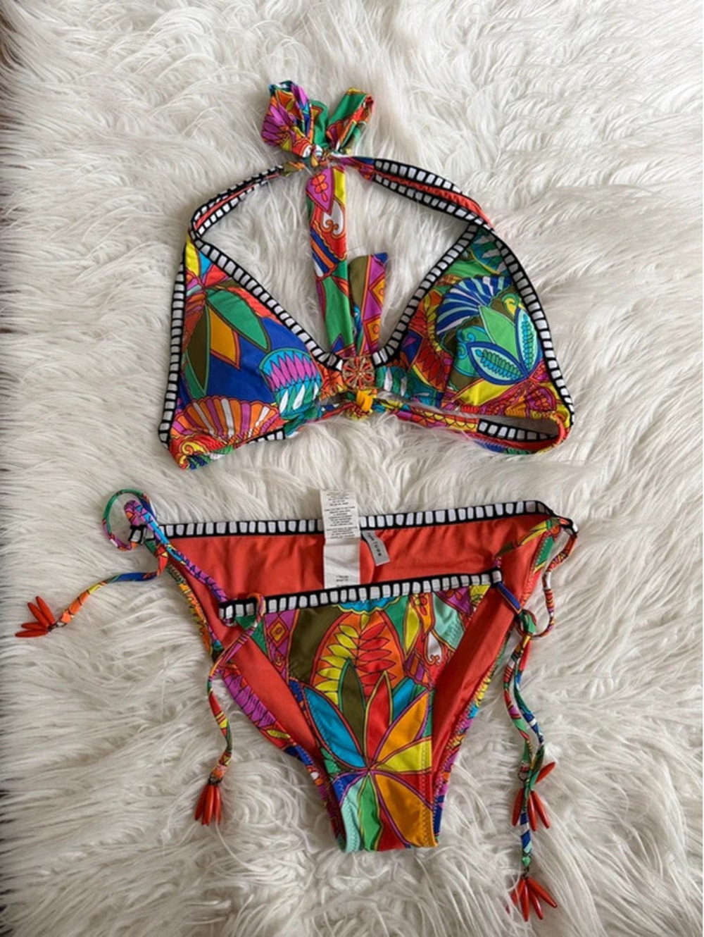 Trina trunk 2 piece bikini size M